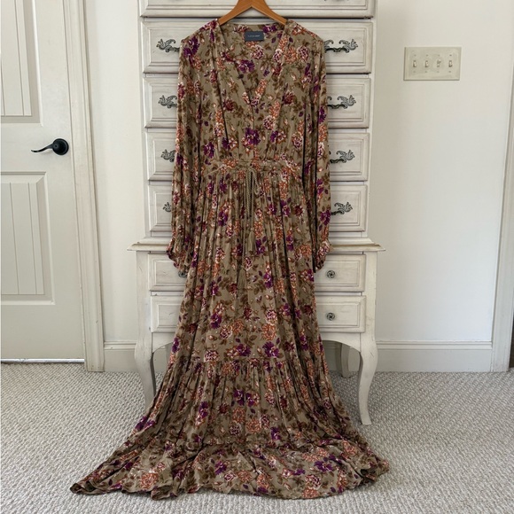Romantic Floral Forest Fairy Maxi Dress - Picture 5 of 9